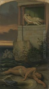Hero und Leander by Moritz von Schwind