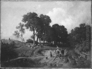 Landschaft mit Schafherde Landschaft mit Schafherde