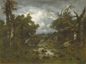 Lichtung im Wald von Fontainebleau by Narcisse Virgilio Diaz