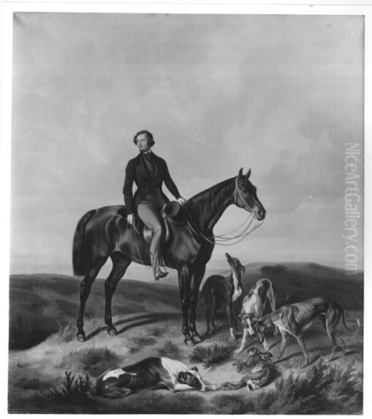Hugo Philipp Graf Waldbott von Bassenheim zu Pferd - view 1