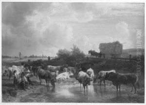Mittagsrast by Friedrich Voltz