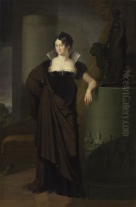 Kronprinzessin Therese von Bayern by Johann Peter Von Langer