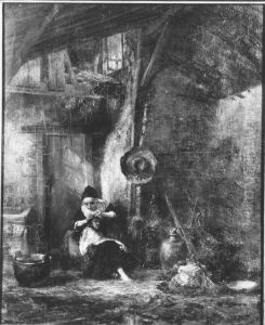 In der Scheune by Ludwig Von Hagn
