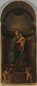Thronende Madonna mit Engeln und Heiligen (nach Giovanni Bellini) (Frari-Triptychon)