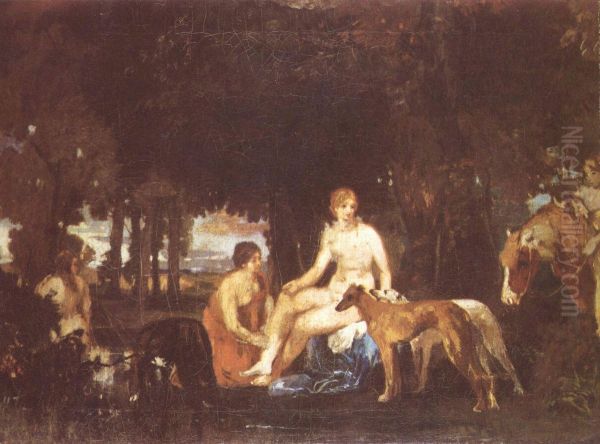 Diana Bathing - view 1