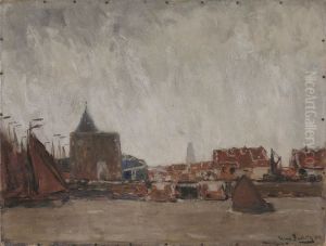 Stadt an der Zuidersee by Hans Von Bartels