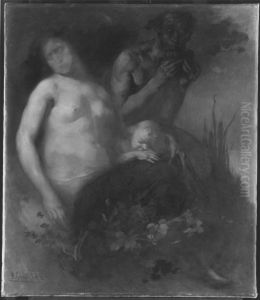 Die Nymphe Echo by Eugene Carriere