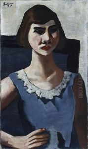 Portrait of Quappi in Blue