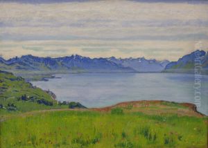 Landscape at Lake Geneva by Ferdinand Hodler