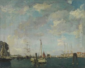 Stadt im Sonnenschein by Ulrich Hubner