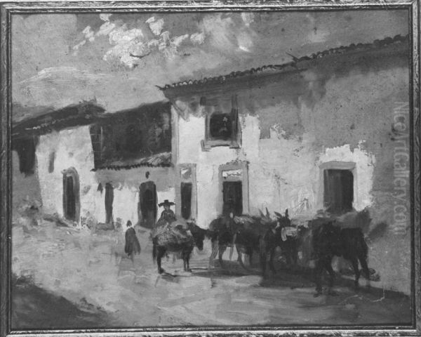 Portugiesische Studie II - Gasthaus in Portalegre - view 1