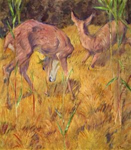 Rehe im Schilf Rehe im Schilf
