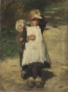 Zwei Kinder by Thomas Ludwig Herbst