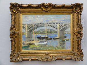 Seinebrucke von Argenteuil by Claude Oscar Monet