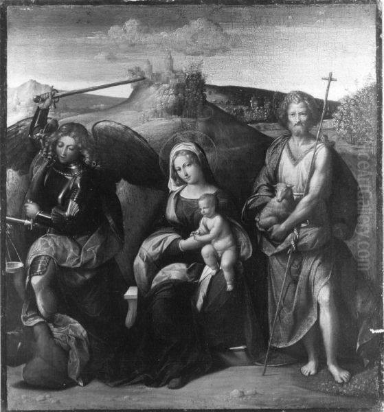 Madonna mit hl. Michael - view 1