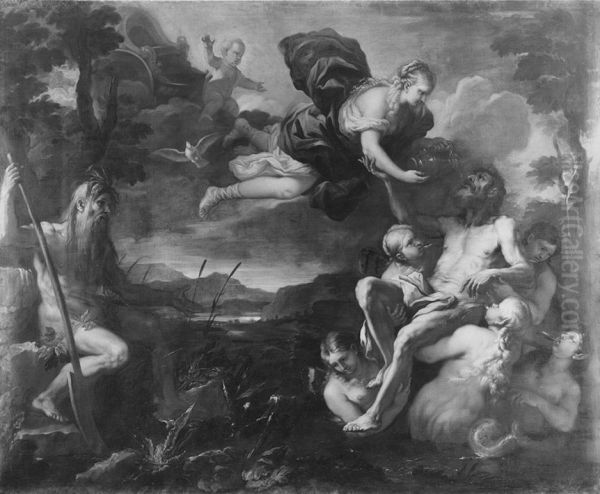 Aeneas am Numicius - view 1