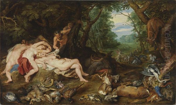 Dianas schlafende Nymphen - view 1