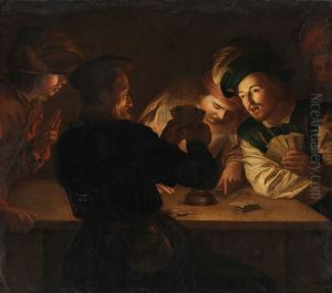 Die Falschspieler by Gerard van Honthorst