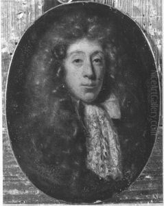 Bildnis eines jungen Mannes by Caspar Netscher