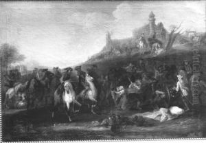 Dorfplunderung by Rugendas, Georg Philipp I