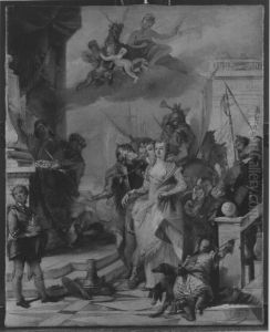 Iphigenie wird zum Tempel gefuhrt Iphigenie wird zum Tempel gefuhrt