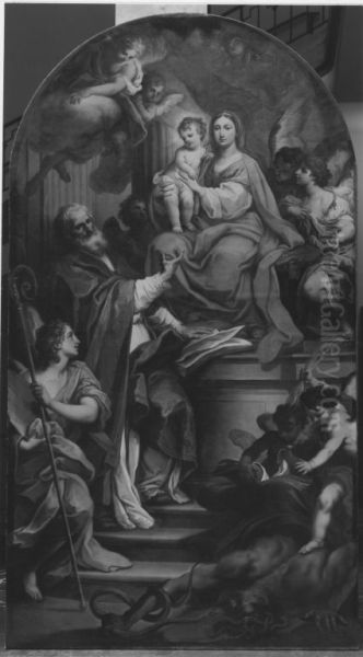 Maria mit dem Kind auf dem Thron - view 1