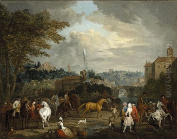 Horse market - view 1