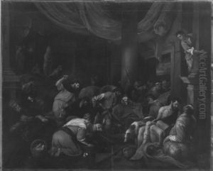 Vertreibung der Wechsler aus dem Tempel by Francesco Bassano the Younger