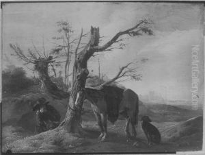 Abgestiegener Reiter by Philips Wouwerman