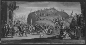 Der Weg nach Golgatha by Jacques Callot