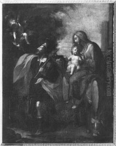 Die Flucht nach Agypten by Onorio Marinari