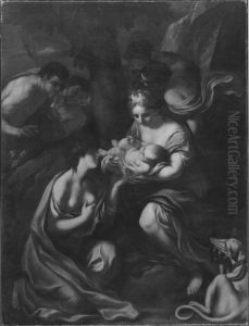 Geburt des Adonis by Carlo Cignani