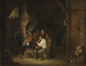 Flamische Dorfkneipe by David Teniers the Younger