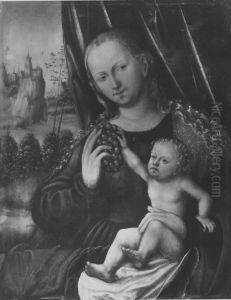 Maria mit Kind und Weintraube by Lucas Cranach the Elder