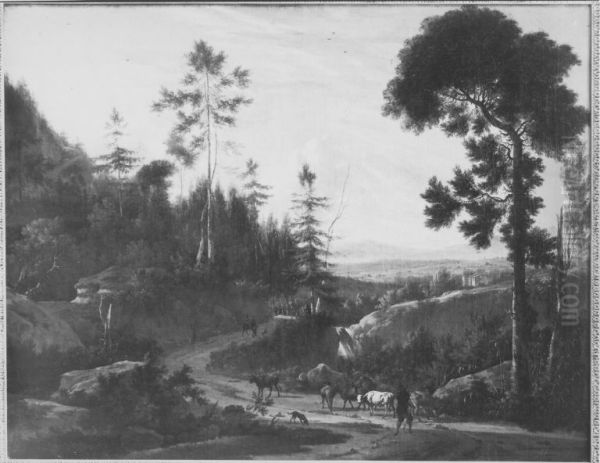 Landschaft mit Hirten - view 1