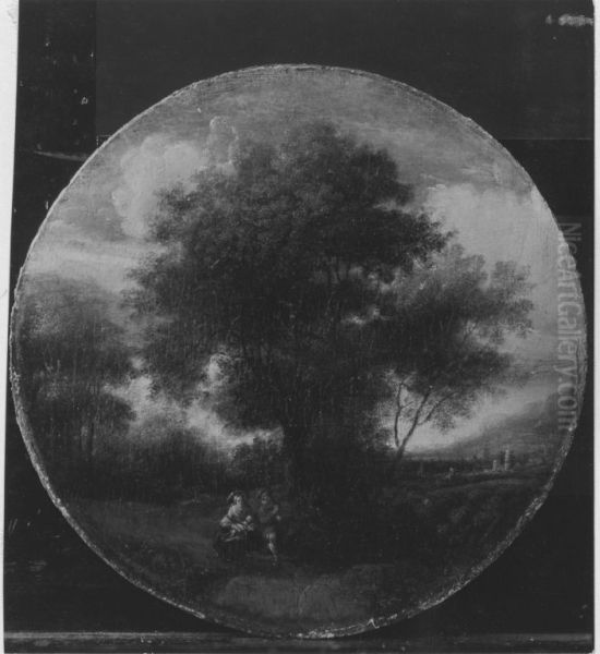 Landschaft mit Ruhe auf der Flucht - view 1