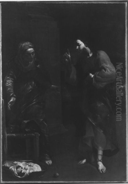 Abschied Christi von seiner Mutter - view 1