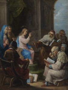 Der zwolfjahrige Jesus im Tempel by David Teniers the Younger