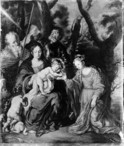 Die mystische Vermahlung der hl. Katharina by Joachim von, I Sandrart