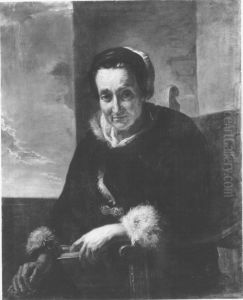 Bildnis einer alten Frau by Anthoni Schoonjans