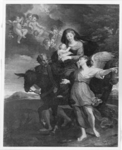 Flucht nach Agypten by Charles de La Fosse