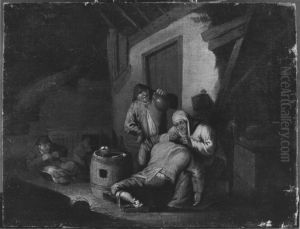 Hausliche Szene by Pieter Quast