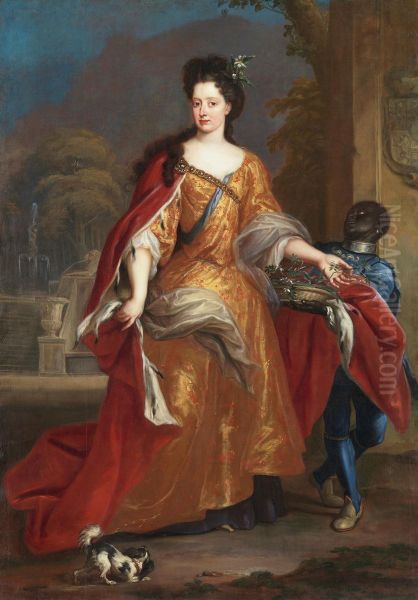 Portrait of Anna Maria Luisa de' Medici, electress of the Palatine (1667-1743) - view 1