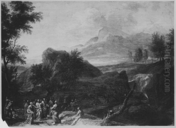 Landschaft mit Christus und Jungern - view 1