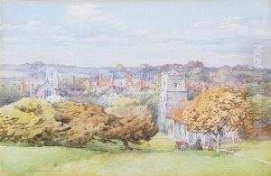 A View Of Henley-in-arden by Ernest Albert Chadwick