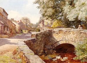 Llangryn, North Wales by Ernest Albert Chadwick