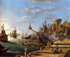 Ein Meerhafen
