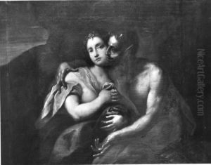 Ein liebender Faun by Pietro Liberi