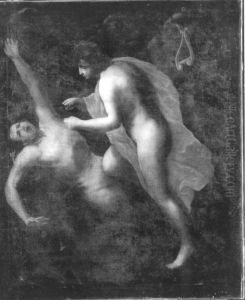 Apoll schindet Marsyas by Guido Reni