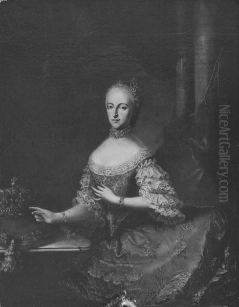 Bildnis der Maria Josepha von Bayern, Gemahlin des Kaisers Joseph II. (1739-1767) - view 1